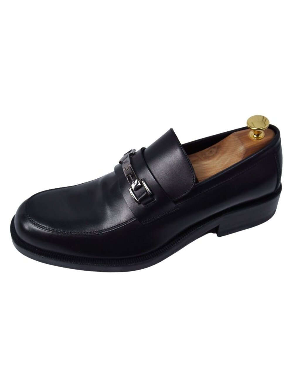 Gucci Loafers Moccasins Business Shoes Horsebit Leather Black